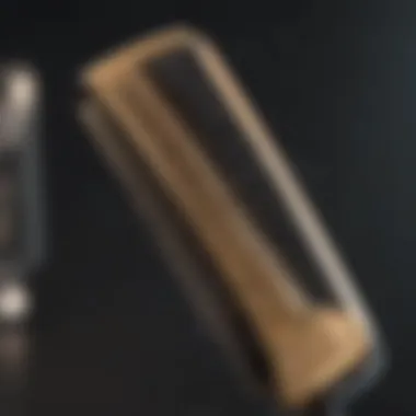 Sleek Hot Comb Design Elegant hot comb showcasing sleek design.