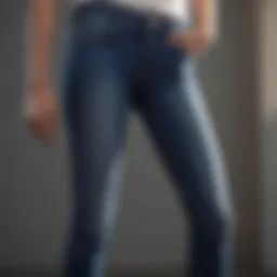 Stylish summer work jeans on a model showcasing versatility