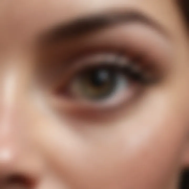 Ingredients of a popular lash serum displayed