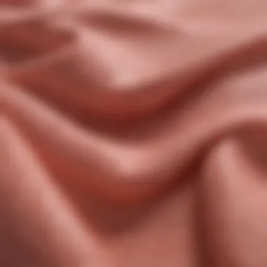A close-up view of sustainable materials used in swimwear production