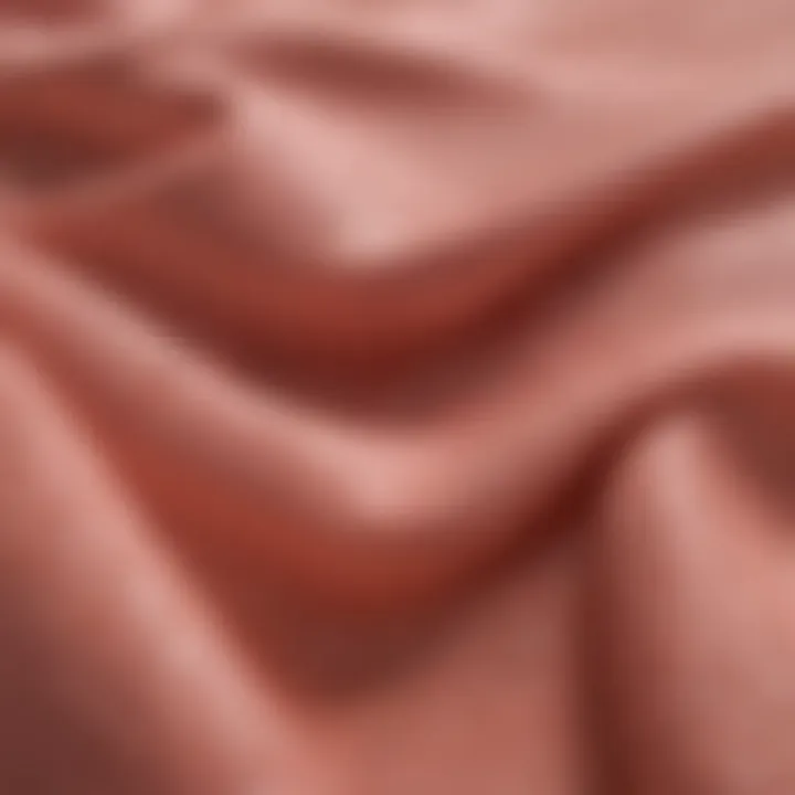A close-up view of sustainable materials used in swimwear production