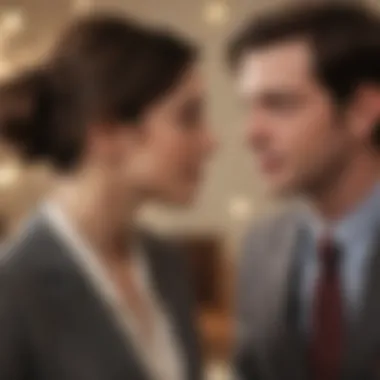 Intimate Exchange: Heartfelt Moments John Mulaney and spouse sharing a heartfelt conversation