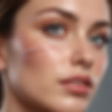 Retinol Penetration in Skin Layers Illustration of skin layers demonstrating retinol's penetration