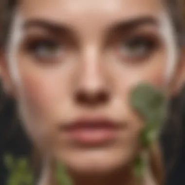 Natural Ingredients for Homemade Pore Cleansing A vibrant display of natural ingredients used in homemade pore cleansing treatments.