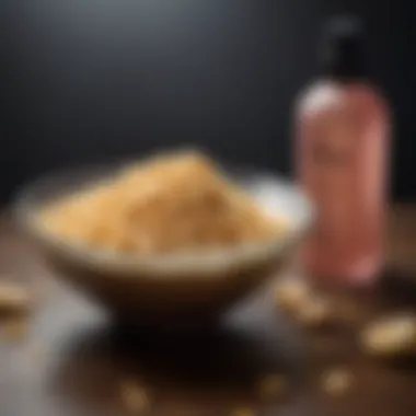 Key ingredients for effective conditioners displayed in a bowl