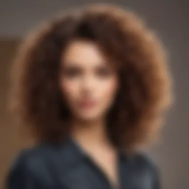 Visible Results of Keratin Spray on Curls Before and after images illustrating the impact of keratin spray on curl definition and frizz control.