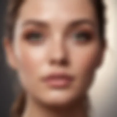 Optimal Application Techniques Application of retinol on a skincare regimen layout