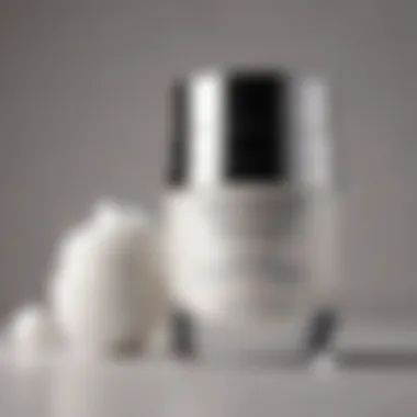 Moisturizer in a stylish jar next to retinol for comparison