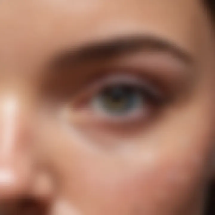 Visual representation of skin layers affected by retinol