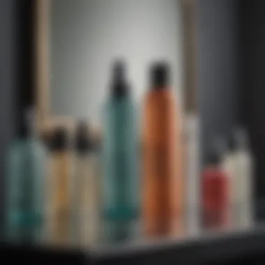 Variety of Toners Available A diverse array of toner bottles on a vanity