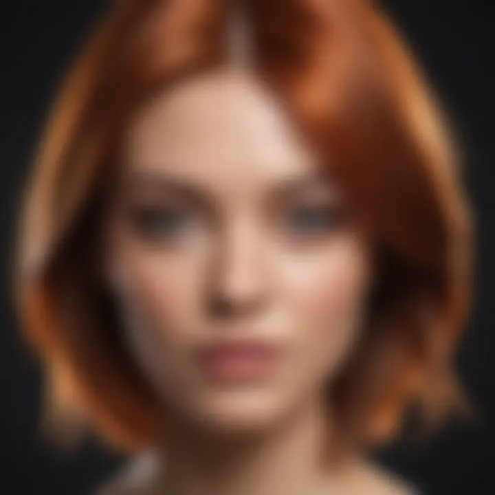 Illustration of the science behind color correction in hair toning