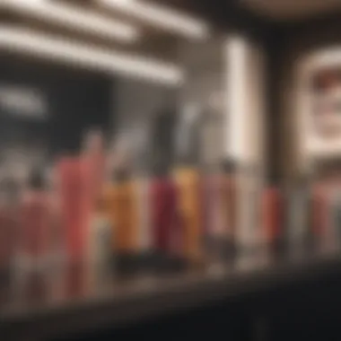 Diverse Waxing Products Options Variety of waxing products displayed on a counter