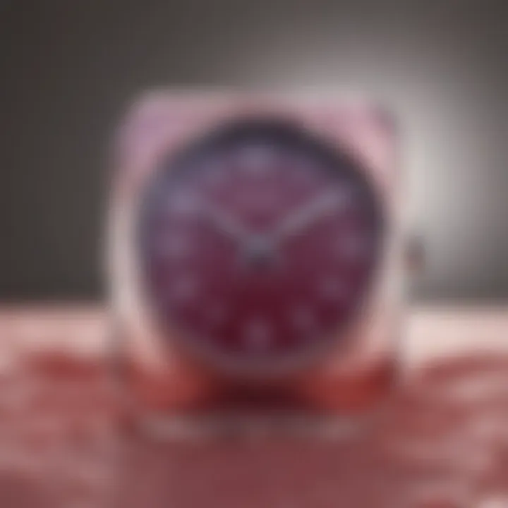 Timer indicating drying duration for nail polish