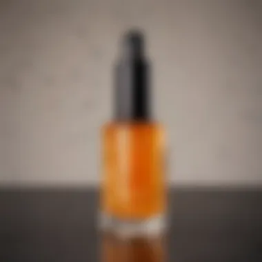 Close-up of Voya My Little Hero Facial Serum in an elegant dropper bottle