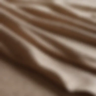 Eco-friendly linen fabric swatches