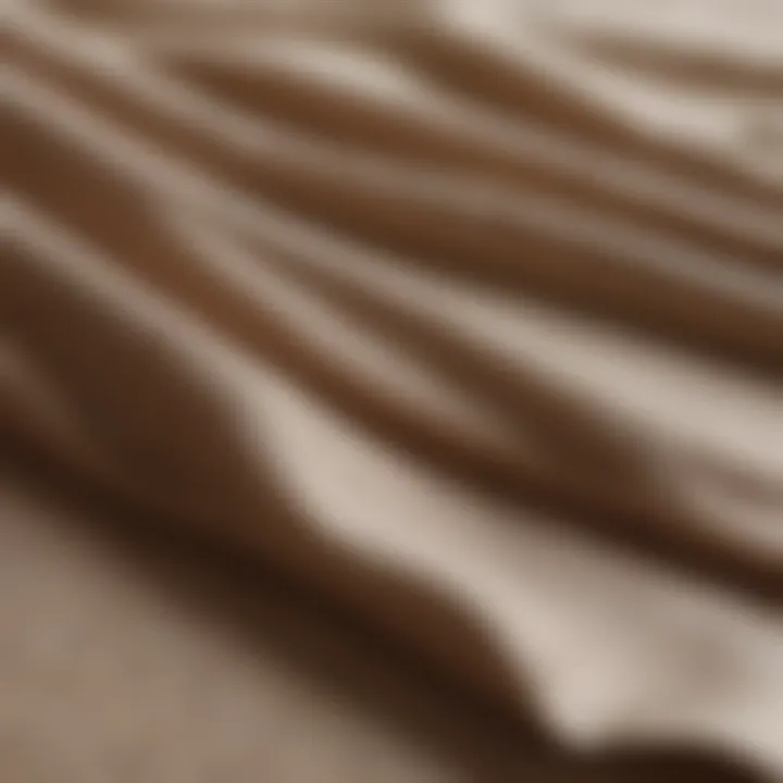 Eco-friendly linen fabric swatches