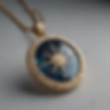 Zodiac Pendant as a Fashion Statement Zodiac sign pendant elegantly worn as a fashion accessory